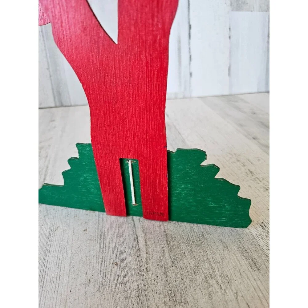 Vintage‎ wooden Santa mailbox mail holiday cheer decor centerpiece